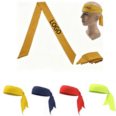 Quick Dry Athletic Head Tie Sweatband
