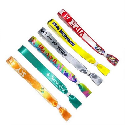 Disposable fabric wristband