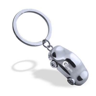 Metal Car Shape Keychain Key Ring Gift for Men