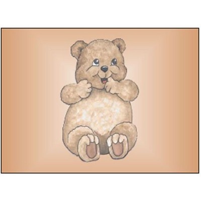 Bear Cub Rectangle Metal Photo Magnet (2"x3")