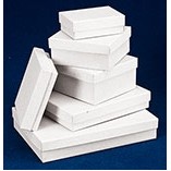 2 Piece White Swirl Silverware Box (11"x2½"x1¼")