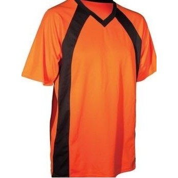 Adult Cool Mesh Soccer Jersey Shirt w/Contrasting Front Side Panel & Neck Trim