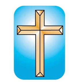 Gold Cross Executive Magnet w/ Full Magnetic Back (10 Square Inch)