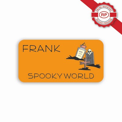 Laminated Name Badge (1.75"x3.5") Rectangle