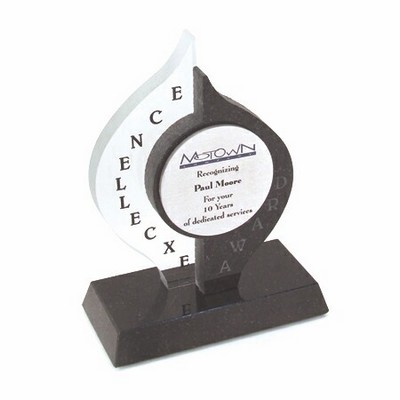 Elégance 3 Award (7-1/2"x 9-3/4"x 2-1/2")