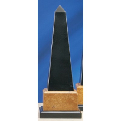 13" Black/Golden Super Obelisk Marble Award