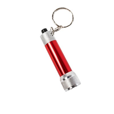 Anodized Aluminum 5 LED Flashlight Keychain