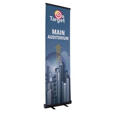 24" Economy Retractor Kit (No-Curl Opaque Fabric)