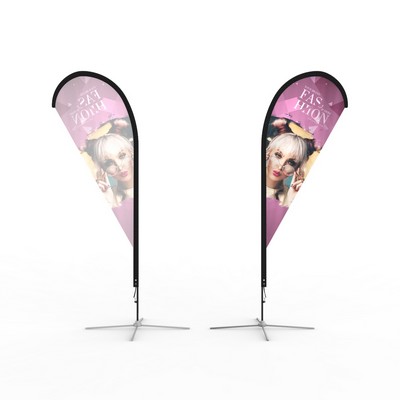 7' Single Sided Teardrop Banner