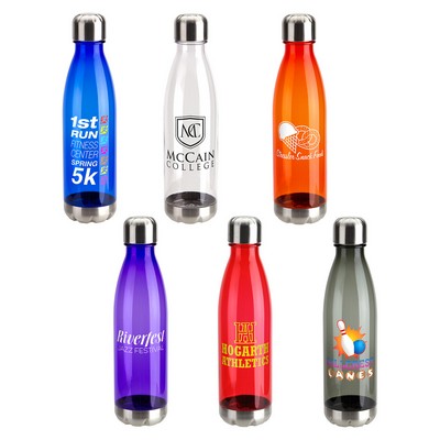 Bayside 25 oz Tritan® Bottle with Stainless Base and Cap