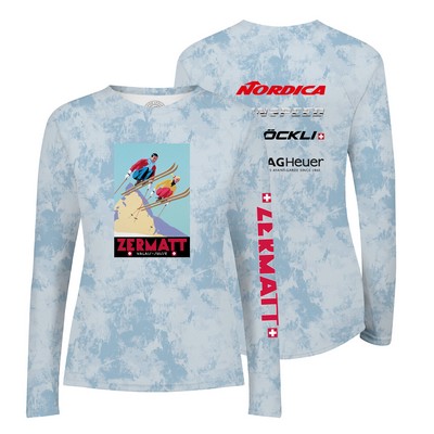 Women's Custom Cut and Sew Lightweight Long Sleeve Shirt