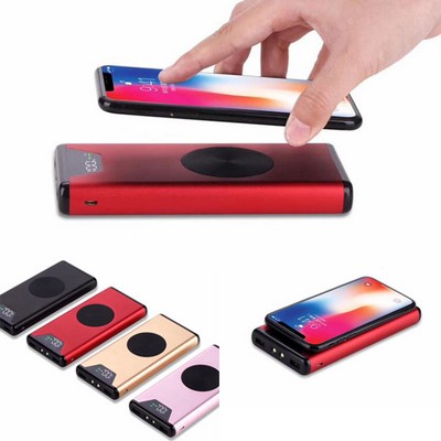 Wireless Charging Power Bank with LED Digital Display