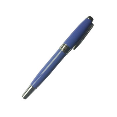 Metal Ballpoint Pen into Clear Plastic Tube