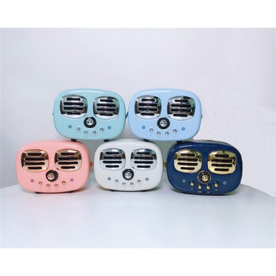 Retro Mini Portable Wireless Bluetooth Speaker