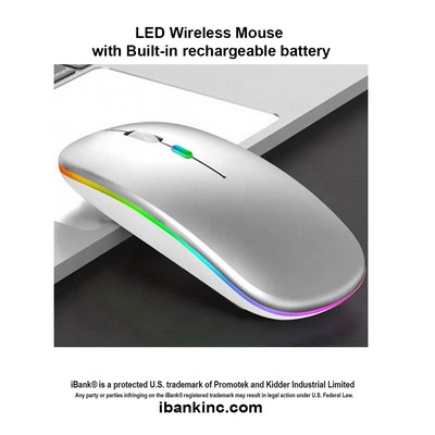 iBank ® LED Wireless Mouse with Built-in rechargeable battery