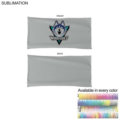 Colored Microfiber Terry Beach, Pool Towel, Sublimated in Any PMS color Edge to Edge 2 sides 22"x44"
