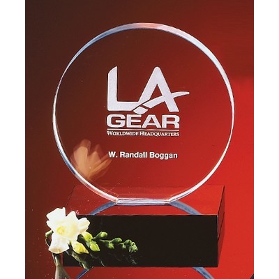Crystal Halo Award Jade (6")