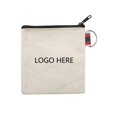 Coin Canvas Pouch