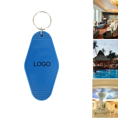 Vintage Rhombus Motel Hotel Key Tag