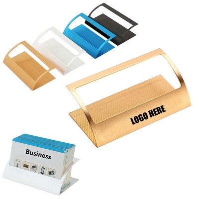 C Shaped Business Card Holder