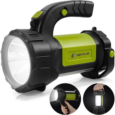 Camping Lantern Rechargeable, LED Flashlight Spotlight Lantern with 800LM, 3600mAh Battery powered
