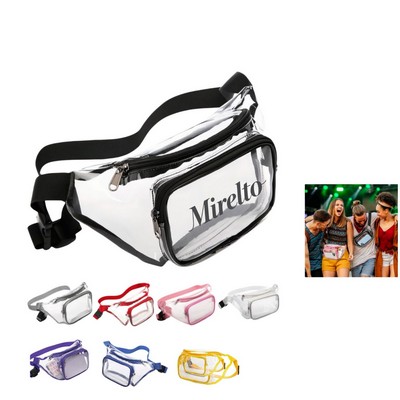 Clear Fanny Pack Stadium Approved Waist Bag