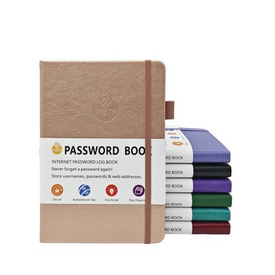 136 Pages Password Book With Alphabetical Tabs