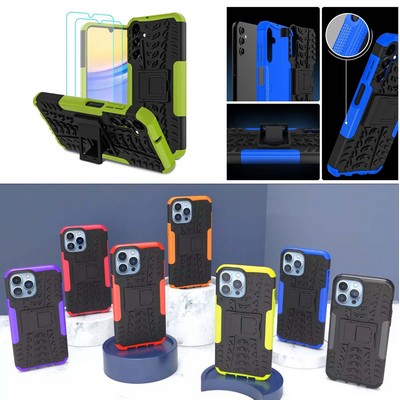iBank ® Shockproof Case compatible with Galaxy A14/A15/A16/S25/S24/S23 + Screen Protector