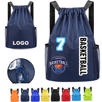Sports Backpack Drawstring Pocket