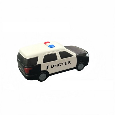 Squad Car Stress Reliever PU Foam Toy Squad Car Model Decoration Pressure Relief Grip Ball