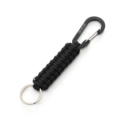 Carabiner w/Strap & Split Ring