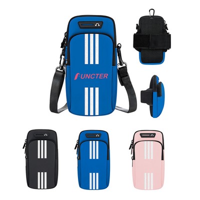 2-in-1 Convertible Sports Armband Crossbody Bag