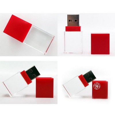 Lightweight Mini Crystal USB Flash Drive - 256 MB