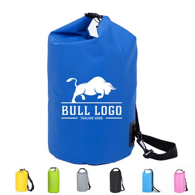 2L Outdoor Swimming Foldable Waterproof Bucket Bag Strapless