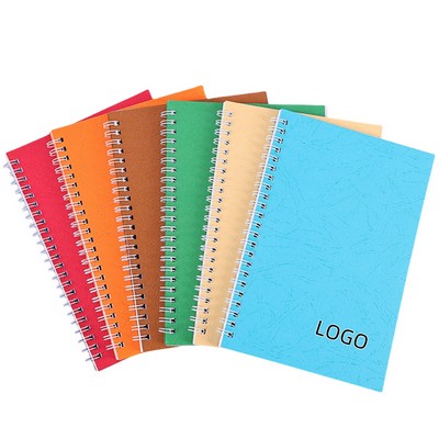 A5 Kraft Paper Coil-bound Notebook