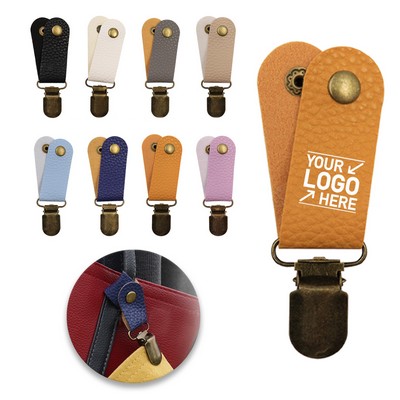 Leather Hat Clip