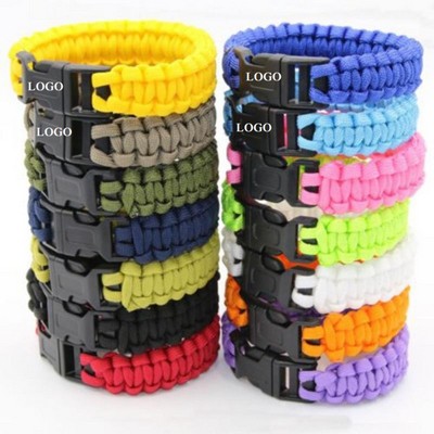 Paracord Survival Bracelet with Whistle
