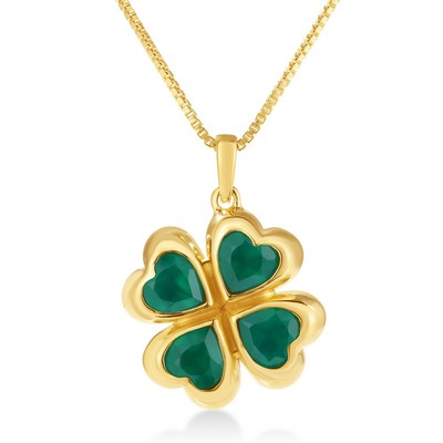 Jilco Lucky Clover Pendant Necklace