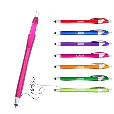 Retractable Touchscreen Ballpoint Pen for Students