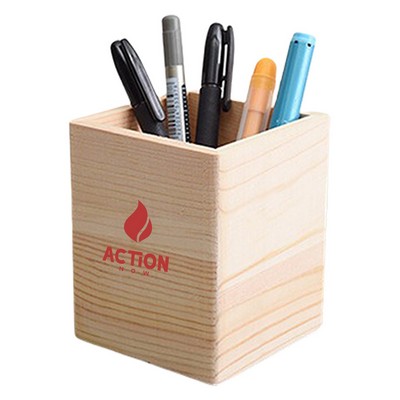 Wooden Pen Holder