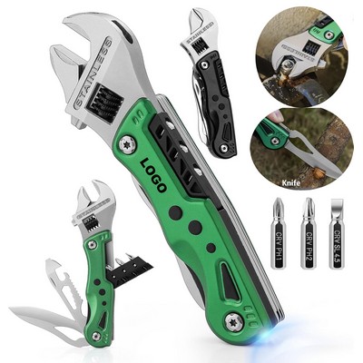Custom Household Repair Tool Camping 3-in-1 Multi-Tool Adjustable Wrench