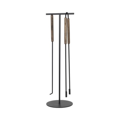 Blomus Ashi Brown Fireplace Tool Set - 3 Piece