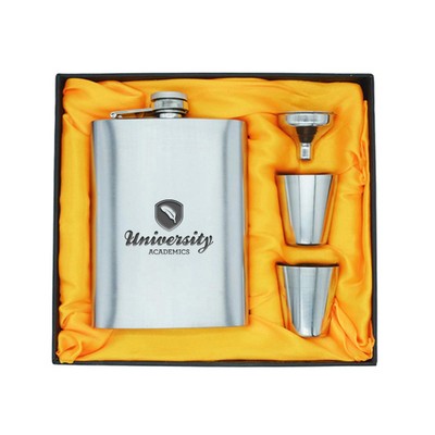 7oz Durable Stainless Steel Flask Set