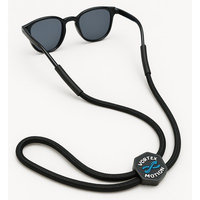 Sunglasses Strap with Custom Molded Silicone Slider