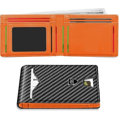 Double Fold Anti-theft Brush Wallet