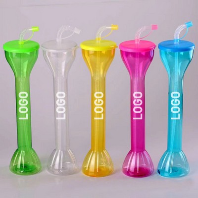 24 Oz Yard Cup With Straw