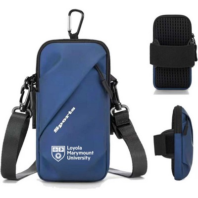 Phone Holder Arm Bands, Small Crossbody Shoulder Holsters Bag with Arm Band,Use for Running, Walking