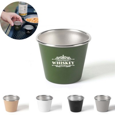 50ml Travel Beer Mug Stainless Steel Stackable