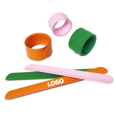 Silkscreen Silicone Slap Bracelet