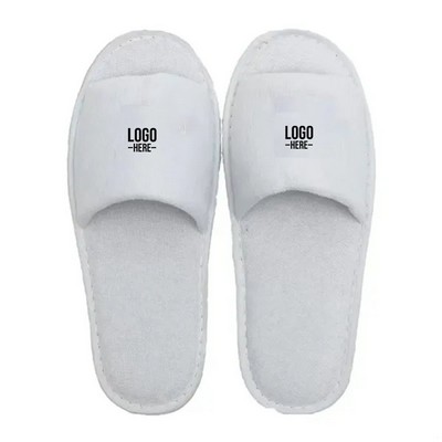 Open Toe Hotel Slippers
